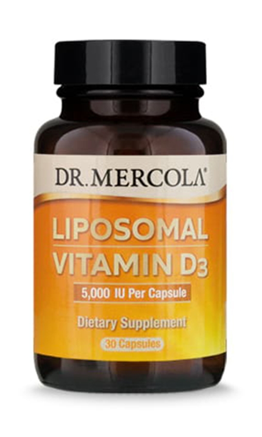 Dr. Mercola - Lipsomal Vitamin D3 5,000 IU - 30 Capsules
