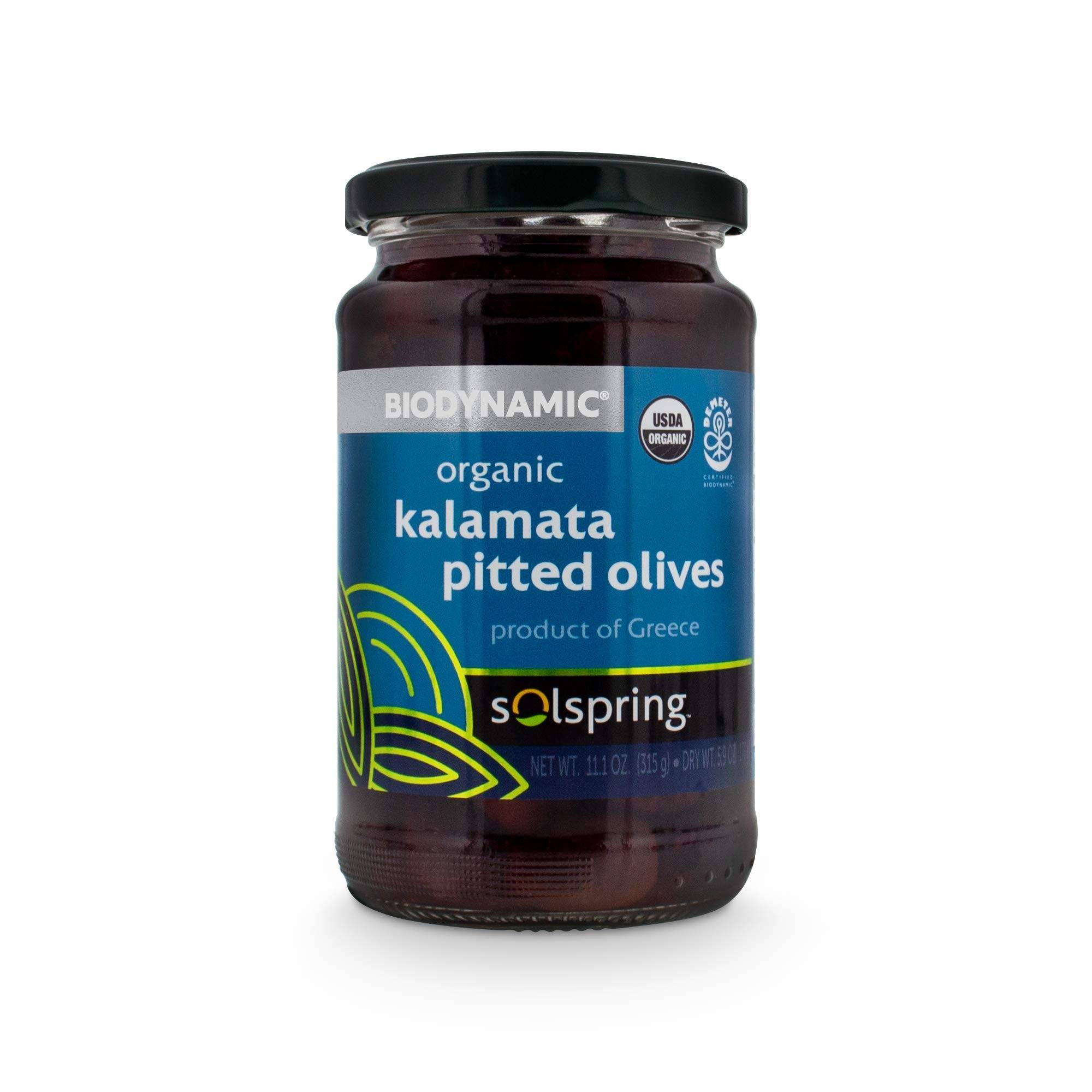 Dr. Mercola - Solspring Biodynamic Organic Kalamata Pitted Olives -