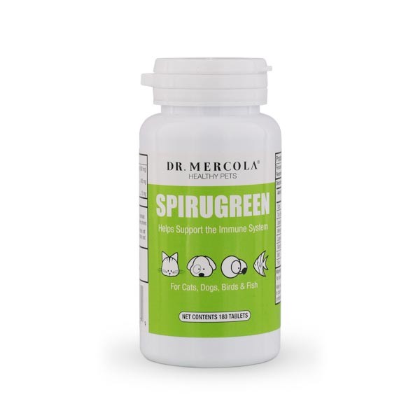 Dr. Mercola - SpiruGreen for Cats & Dogs - 180 Tablets
