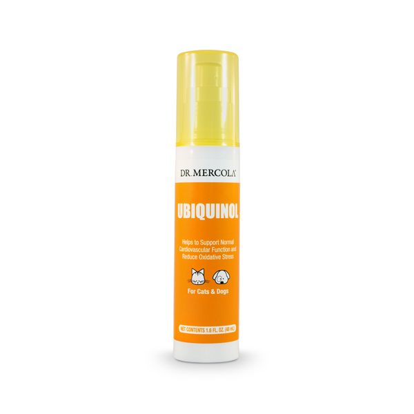 Dr. Mercola - Ubiquinol Liquid Pump for Cats & Dogs - 1.6 fl. oz (48
