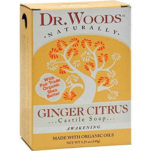 Dr. Woods - Bar Soap - Moisturizing Ginger Citrus with Jojoba Oil -