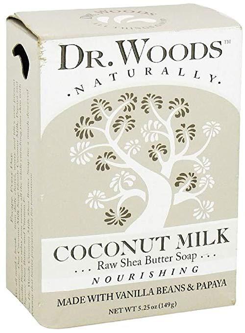 Dr. Woods - Bar Soap - Nourishing Coconut Milk with Vanilla Beans &