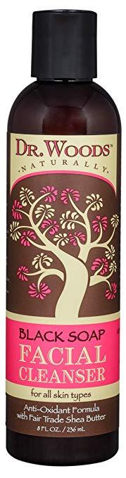 Dr. Woods - Liquid Black Soap Facial Cleanser with Shea Butter - 8 fl.