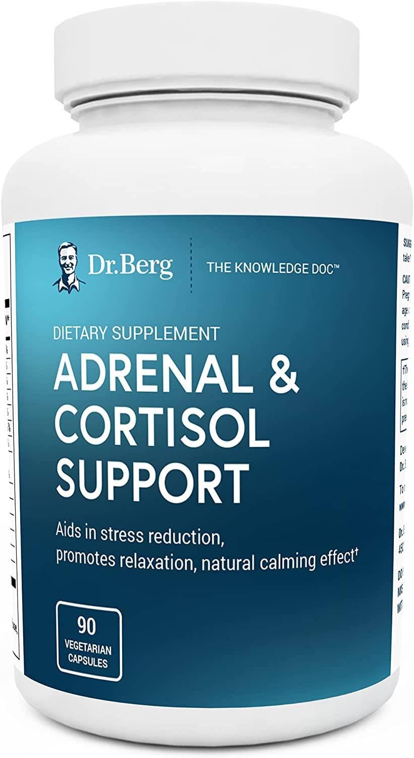 Dr. Berg - Adrenal & Cortisol Support - 90 Vegetarian Capsules