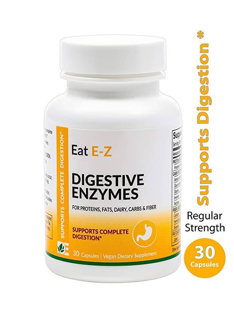 Dynamic Enzymes - Eat E-Z - Digestive Enzymes - 30 Capsules