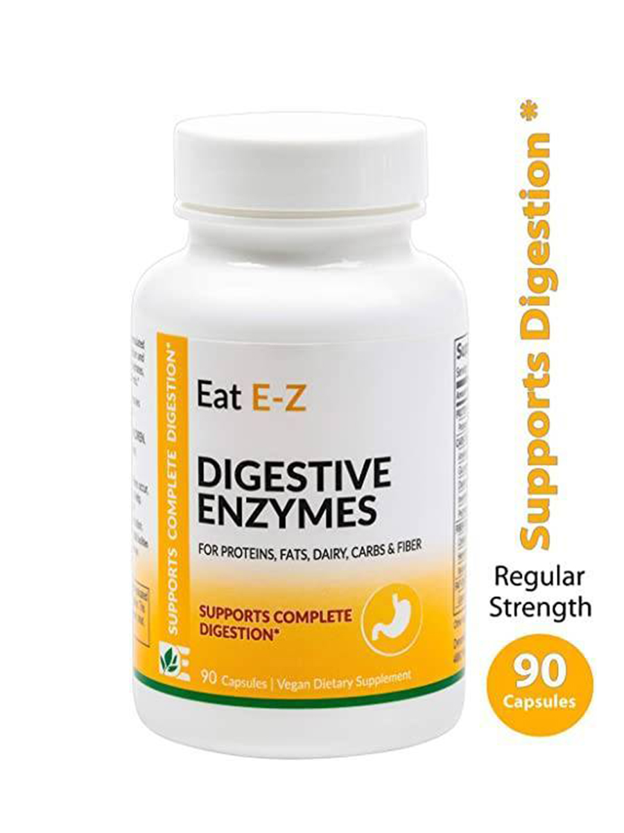 Dynamic Enzymes - Eat E-Z - Digestive Enzymes - 90 Capsules