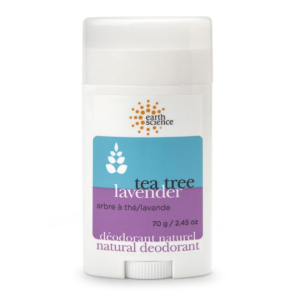 Earth Science - Deodorant Tea Tree & Lavender - 2.45 oz (70 Grams)