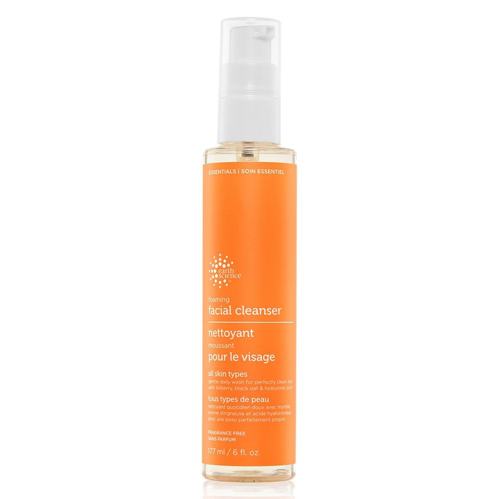 Earth Science - Foaming Facial Cleanser, Fragrance Free - 6 fl. oz