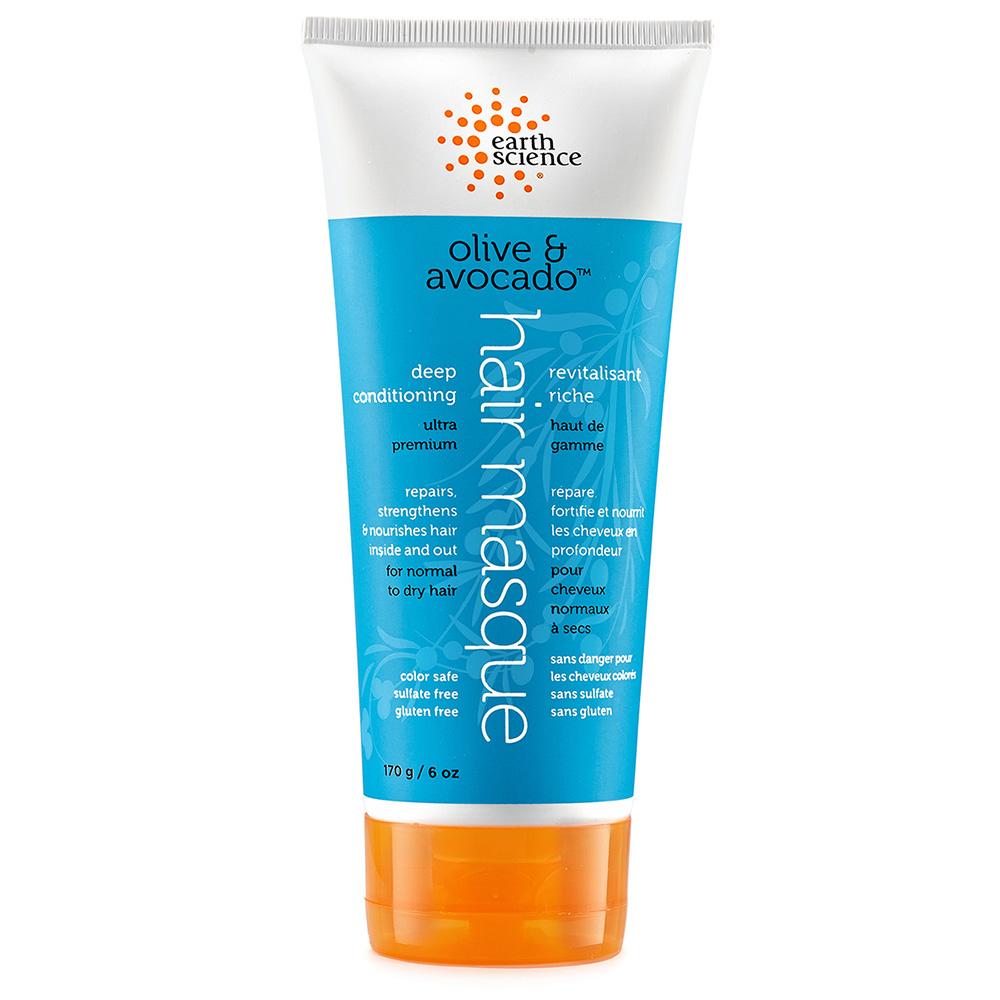 Earth Science - Olive & Avocado Deep Conditioning Hair Masque - 6 oz