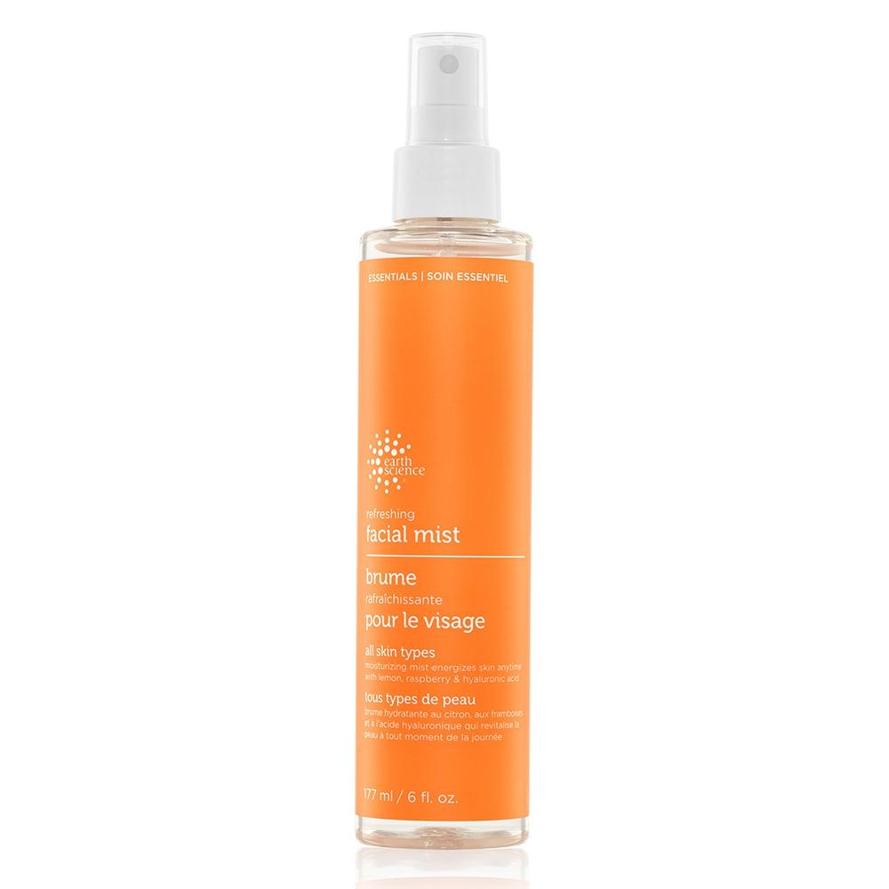 Earth Science - Refreshing Facial Mist, Lemon & Raspberry - 6 fl. oz