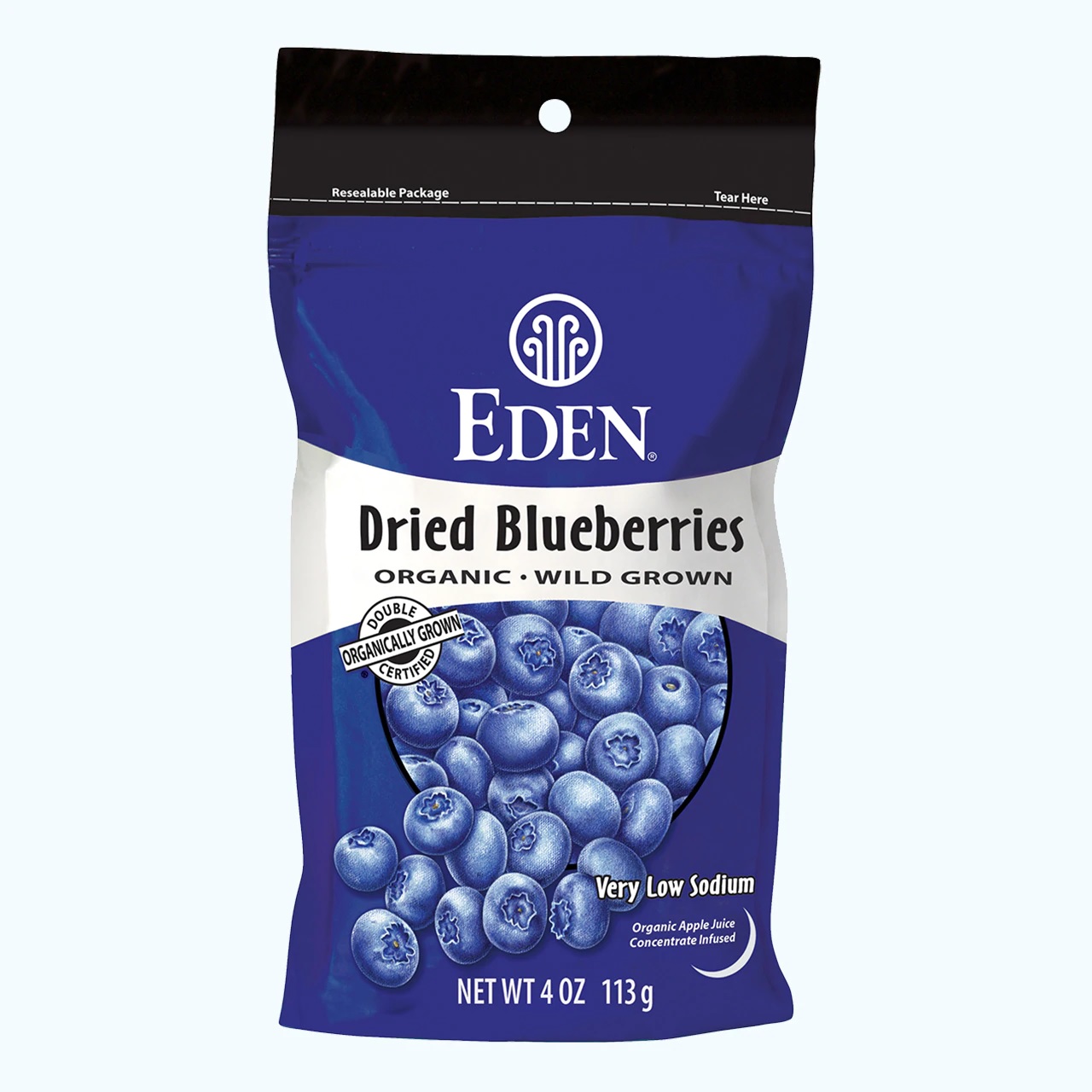 Eden Foods - Dried Blueberries, Wild, Hand Harvested, Organic - 4 oz