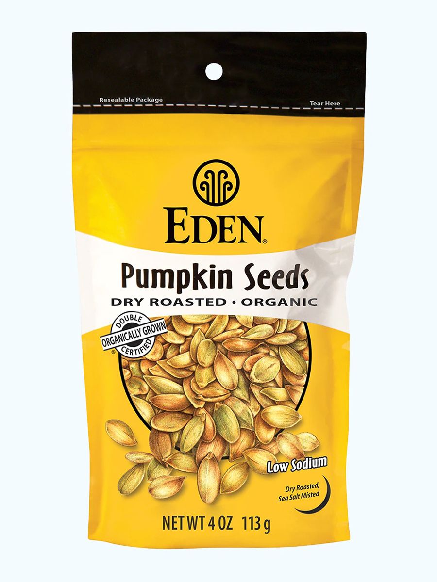 Eden Foods - Pumpkin Seeds, Dry Roasted & Salted, Organic - 4 oz (113