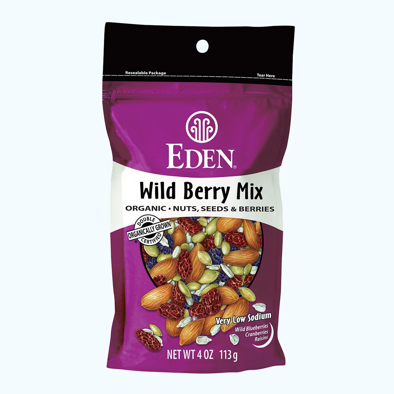 Eden Foods - Wild Berry Mix, Nuts, Seeds & Berries - 4 oz (113 Grams)