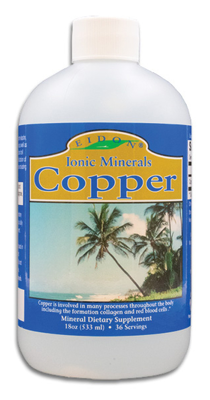 Eidon Ionic Minerals - Liquid Copper - 18 oz (533 ml)