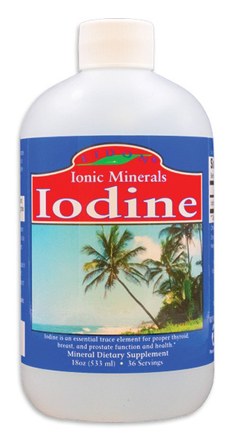 Eidon Ionic Minerals - Liquid Iodine - 18 oz (533 ml)