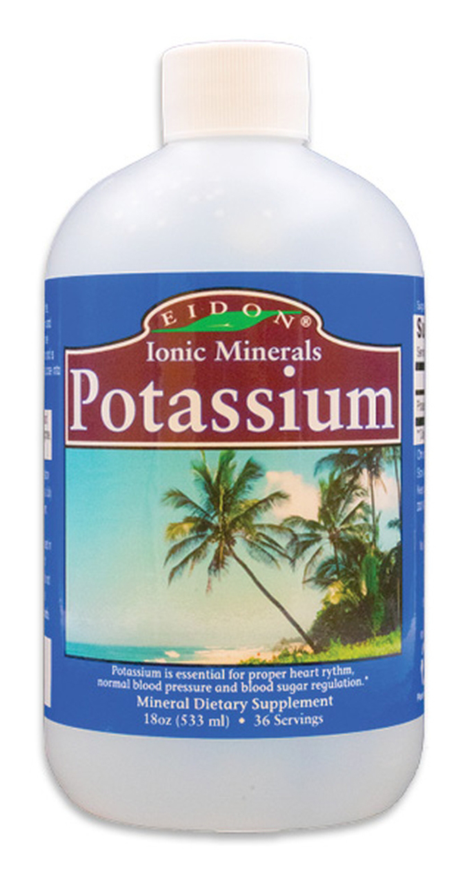 Eidon Ionic Minerals - Liquid Potassium - 18 oz (533 ml)