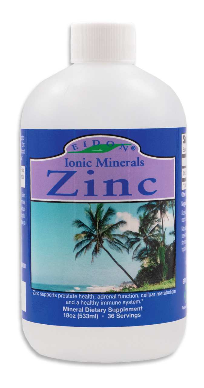 Eidon Ionic Minerals - Liquid Zinc - 18 oz (533 ml)