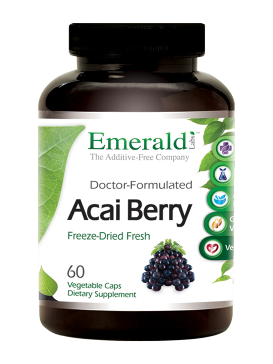 Emerald - Acai Berry - 60 Vegetable Capsules