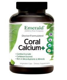 Emerald - Coral Calcium Plus - 120 Vegetable Capsules