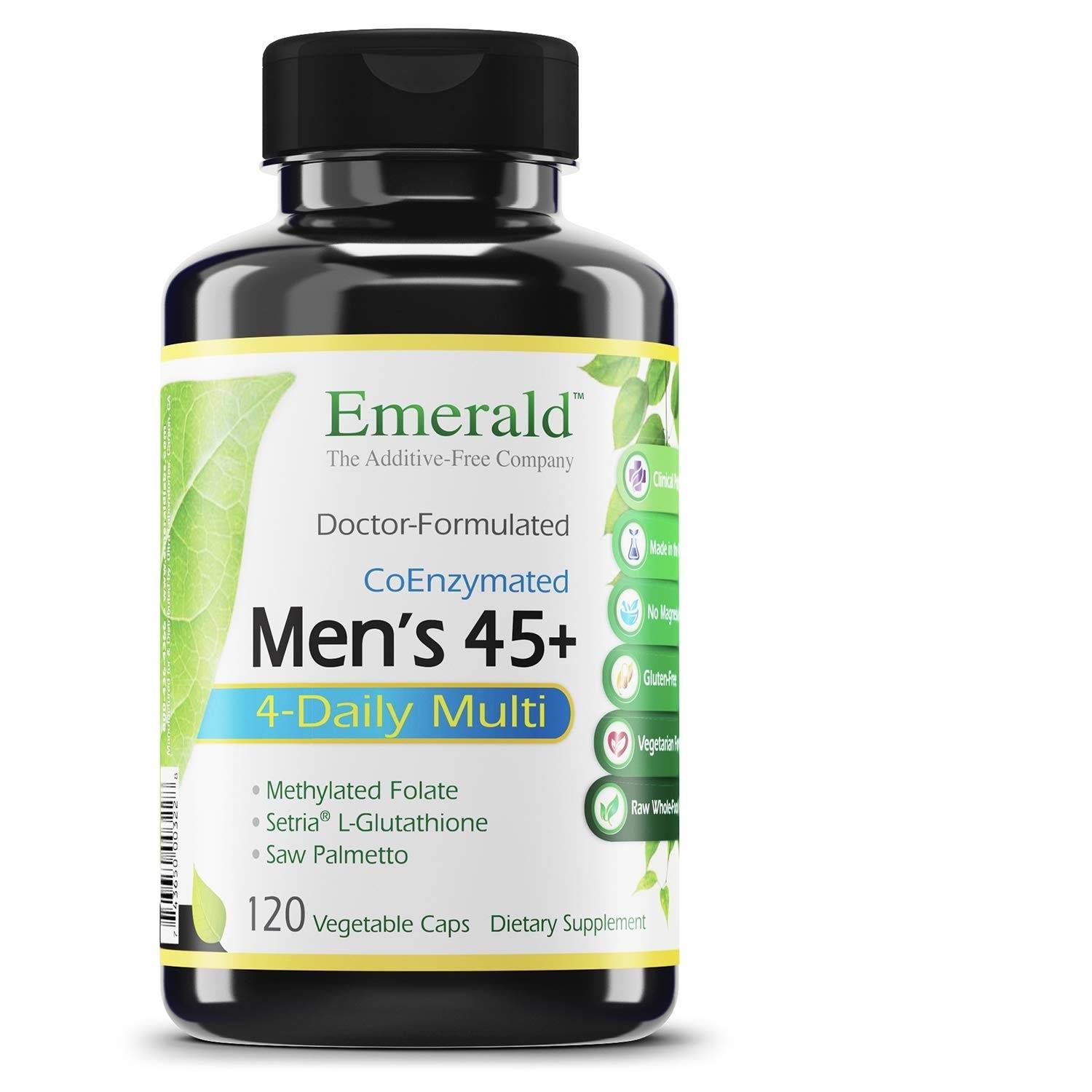 Emerald - Men's 45+ Multi - 120 Vegetable Capsules
