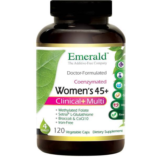 Emerald - Women's 45+ Clinical + Multi - 120 Vegetable Capsules