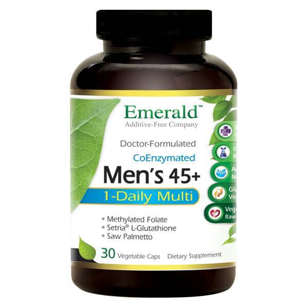 Emerald - Men's 45+ 1-Day Multi - 30 Vegetable Capsules