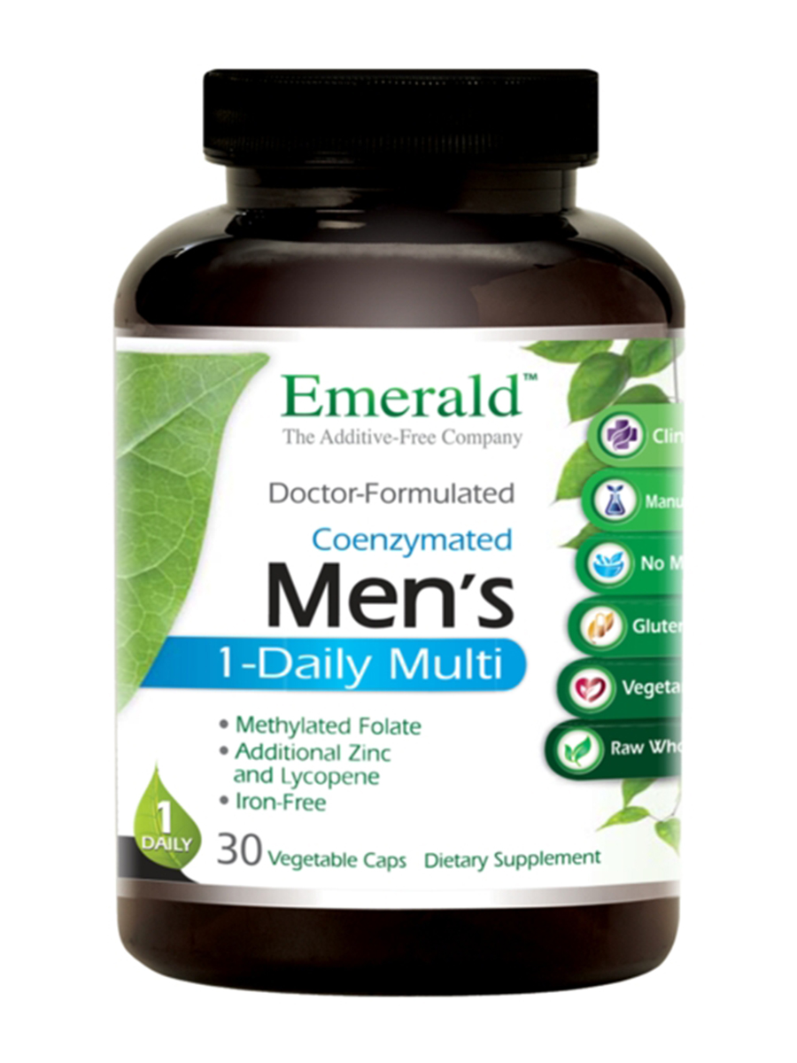 Emerald - Men's 1-Daily Multi - 30 Vegetable Capsules