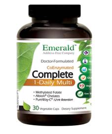 Emerald - Complete 1-Daily Multi - 30 Vegetable Capsules