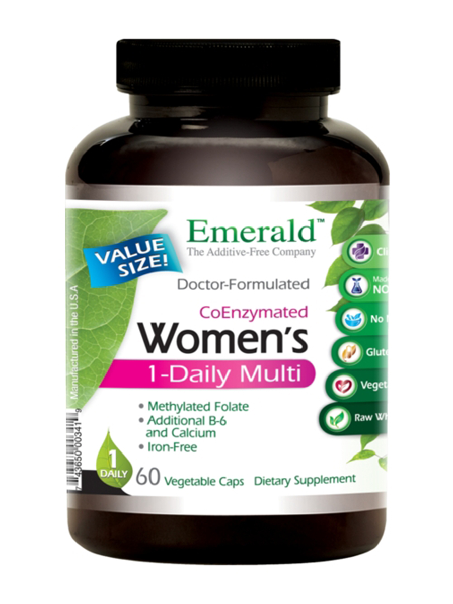 Emerald - Women's 1-Daily Multi - 60 Vegetable Capsules