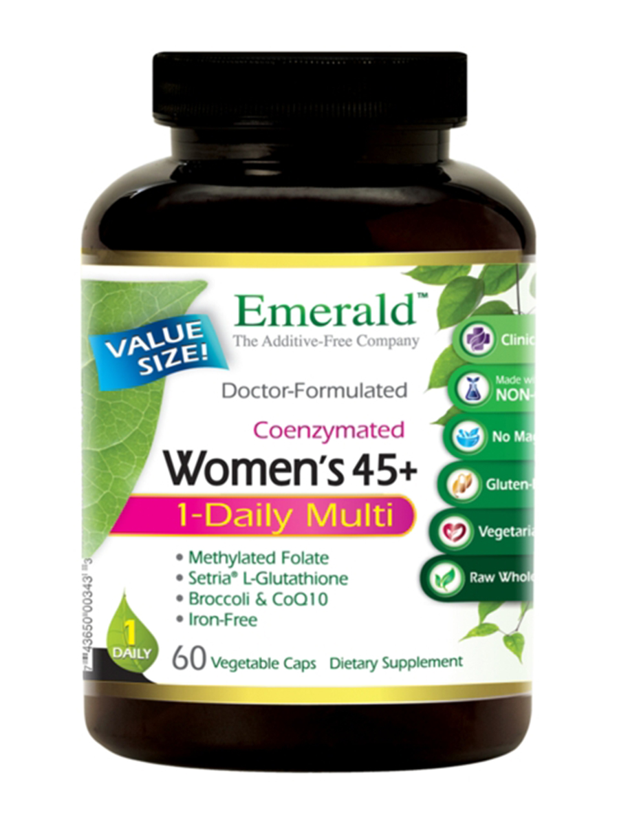 Emerald - Women's 45+ 1-Daily Multi - 60 Vegetable Capsules