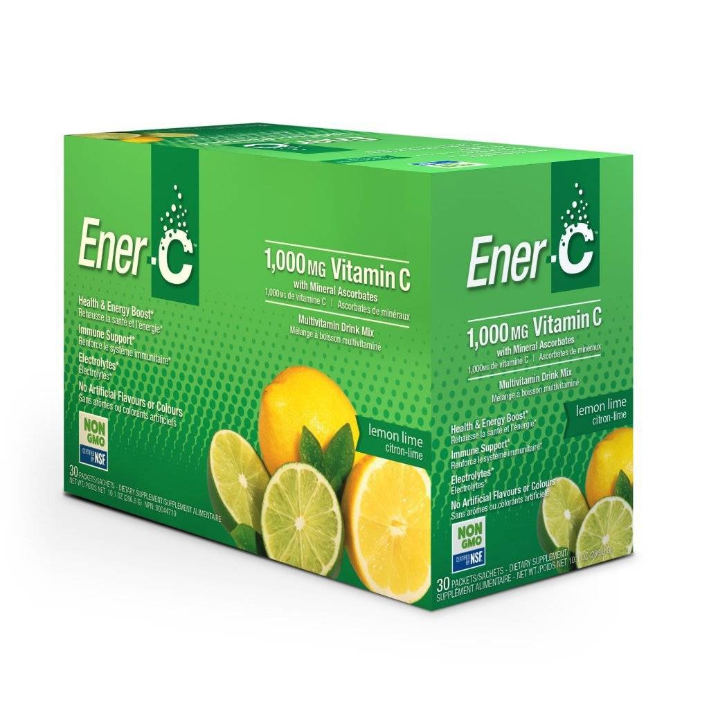 Ener-C - Ener-C Lemon Lime - 1 Box of 30 Packets