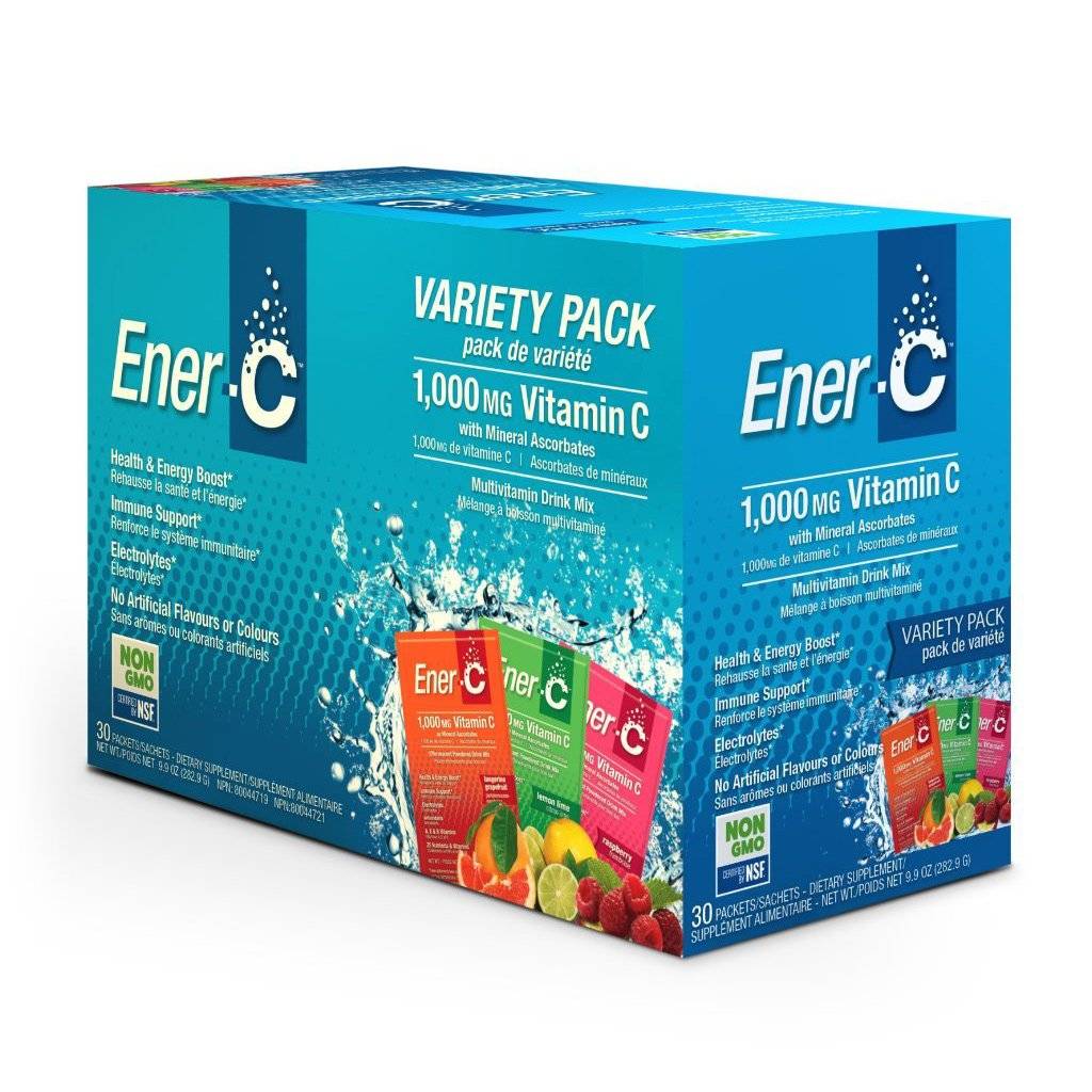 Ener-C - Ener-C Variety Pack - Tangerine Grapefruit, Lemon Lime &