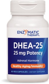 Enzymatic Therapy - DHEA-25 - 60 Vegetable Capsules