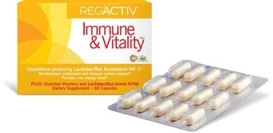 Essential Formulas - RegActiv Immune & Vitality - 60 Capsules