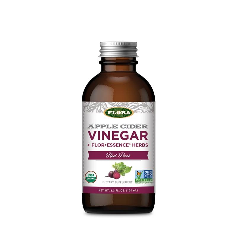 Flora - Apple Cider Vinegar - Red Beet - 3.3 fl. oz (100 ml)