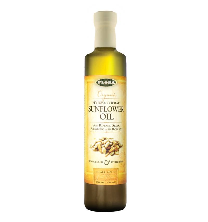Flora - Hydro-Therm Organic Sunflower Oil - 17 fl. oz (500 ml)