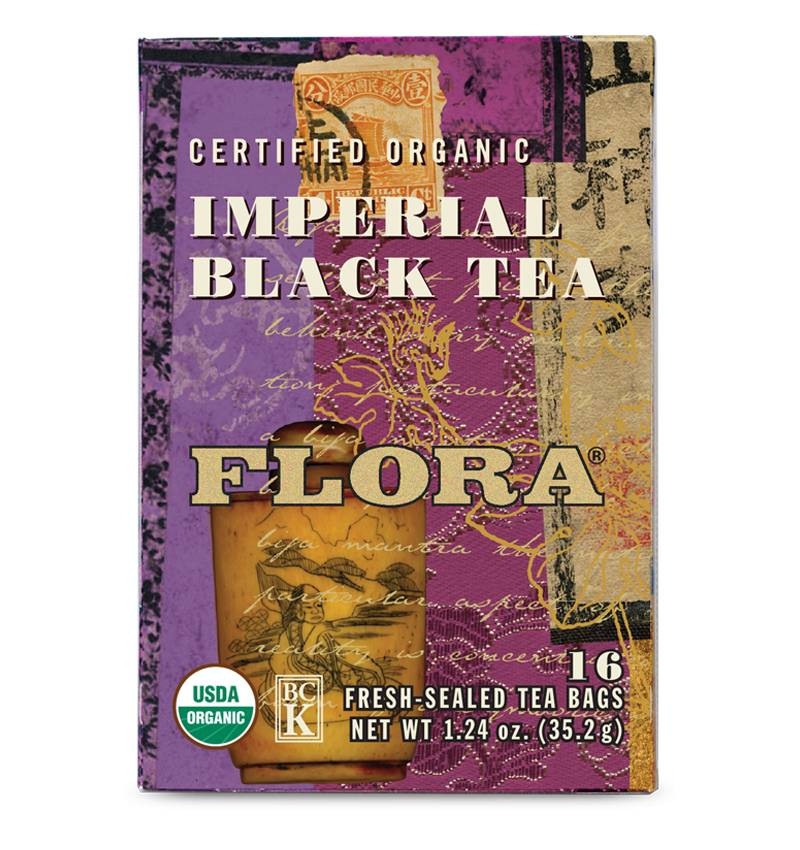 Flora - Organic Imperial Black Tea - 16 Tea Bags