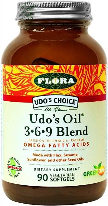 Flora - Udo's Oil 3.6.9 Blend - 90 Vegetarian Softgels