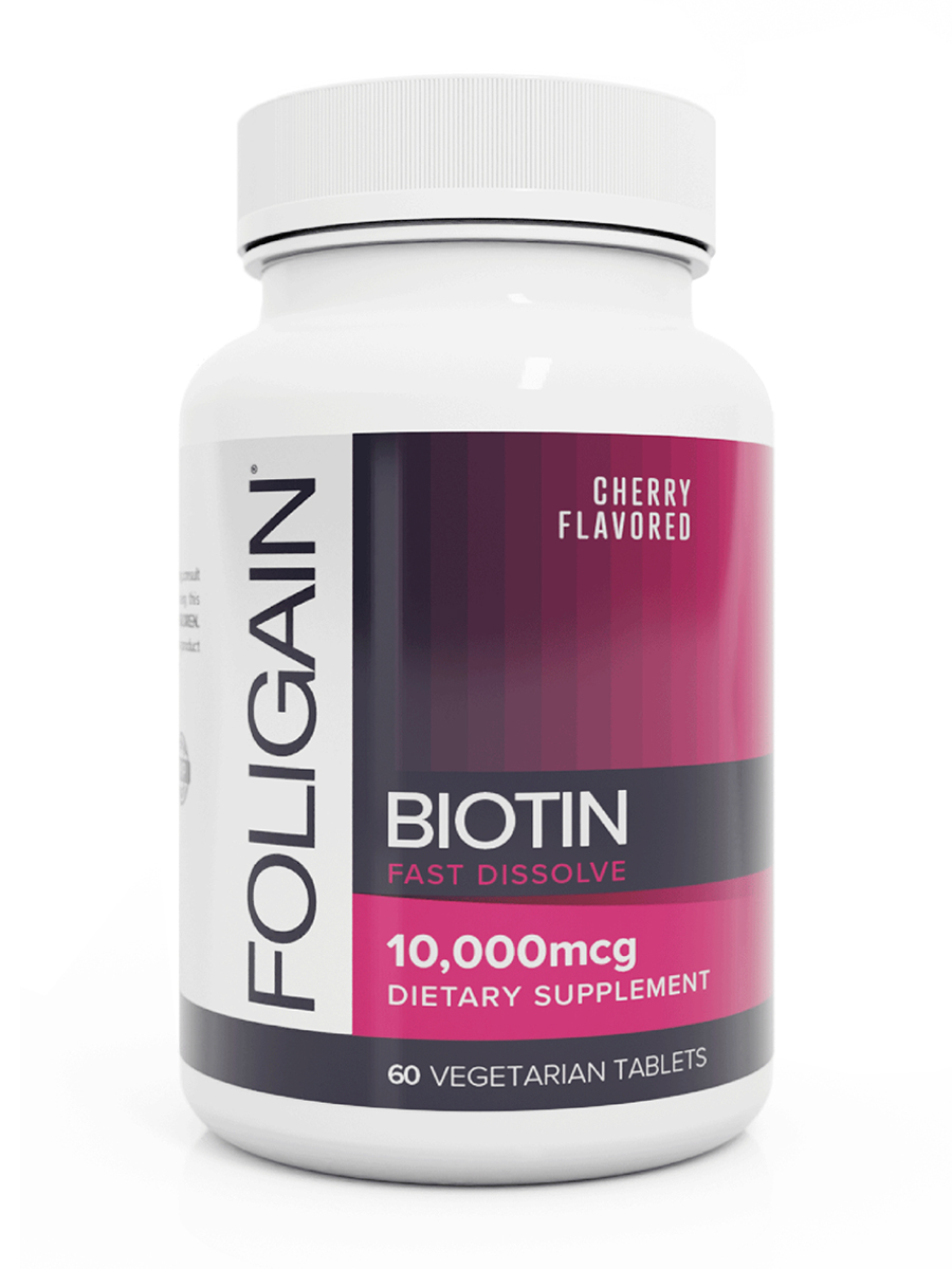 Foligain - Biotin Fast Dissolve - 60 Vegetarian Capsules