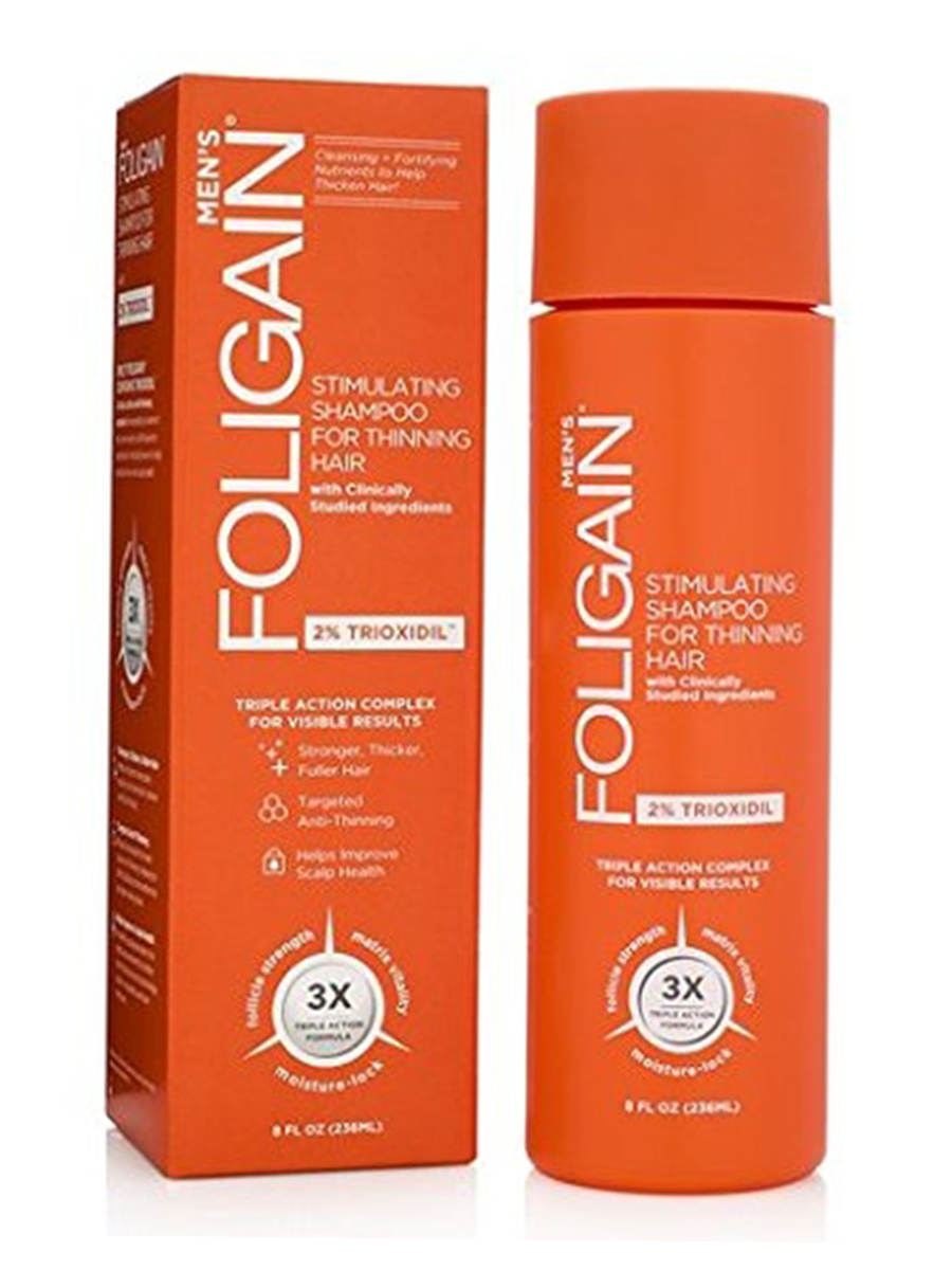 Foligain - Men's Triple Action Formula for Thinning Hair Shampoo 2%
