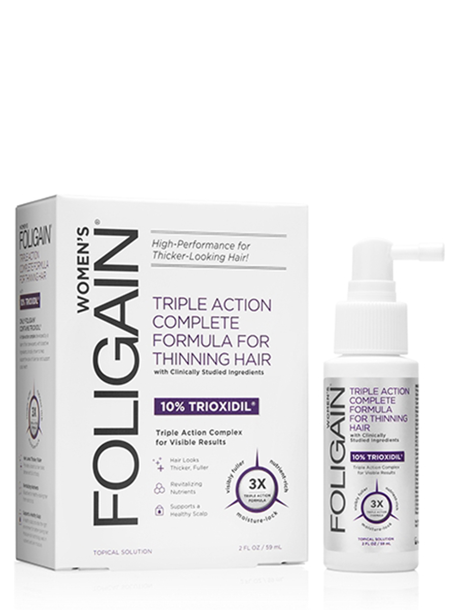 Foligain - Women's Triple Action Complete Formula for Thinning Hair