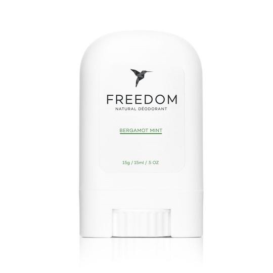 Freedom - Natural Deodorant - Bergamot Mint - 0.5 oz (15 Grams)