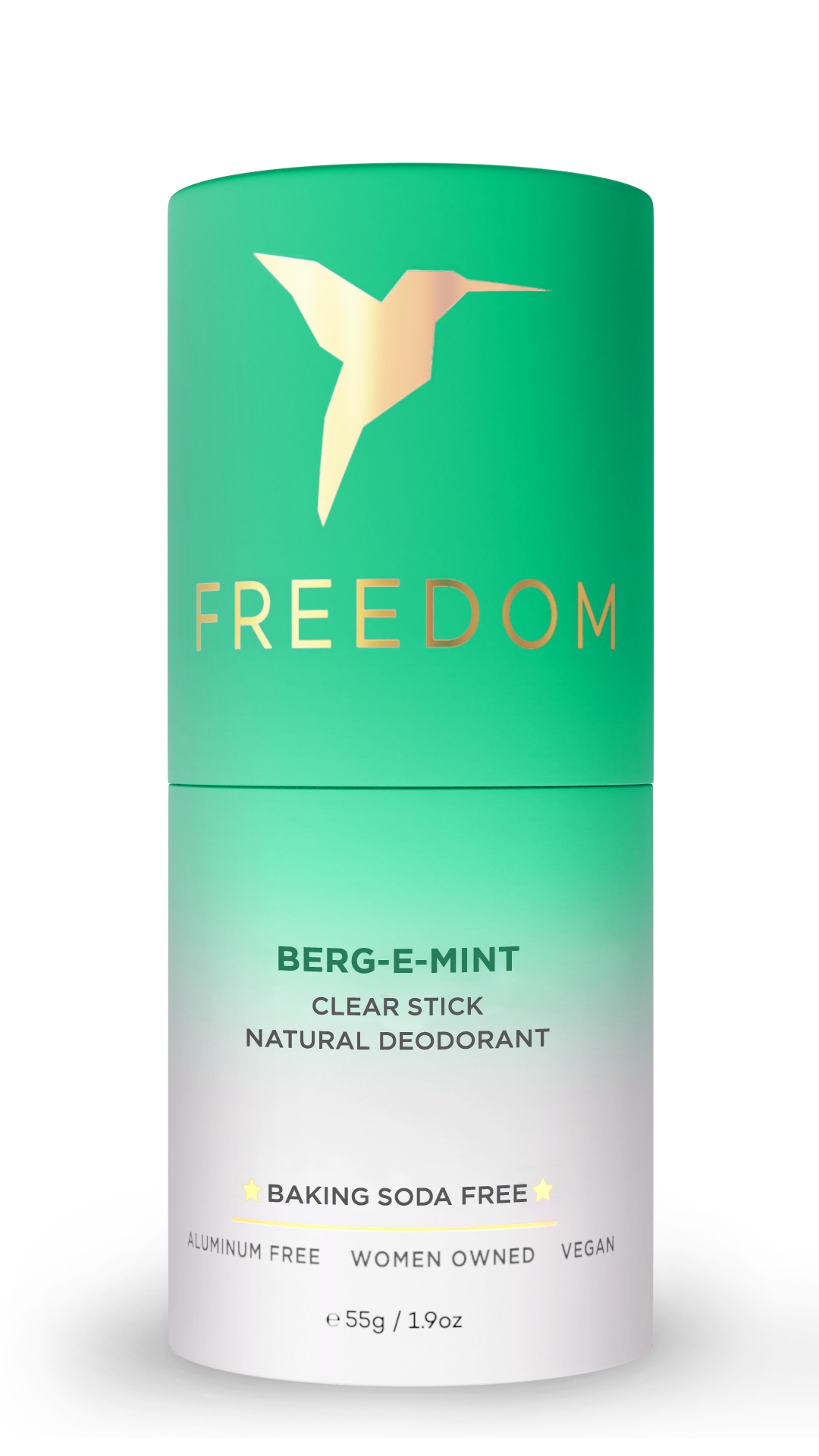 Freedom - Natural Deodorant - Berg-E-Mint - 1.9 oz (55 Grams)