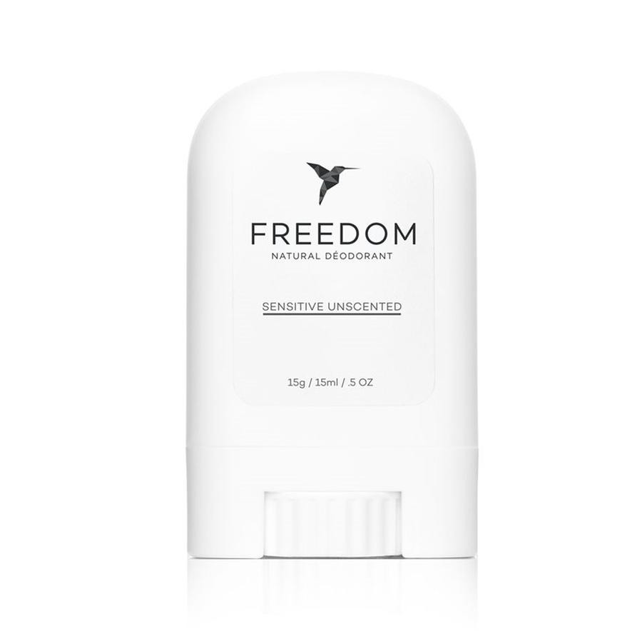 Freedom - Natural Deodorant - Sensitive Unscented - 0.5 oz (15 Grams)