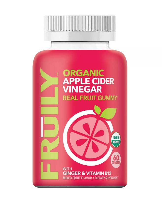 Fruily - Organic Apple Cider Vinegar Real Fruit Gummy, Mixed Fruit