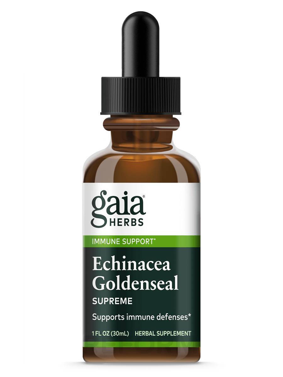 Gaia Herbs - Echinacea Goldenseal Supreme - 1 fl. oz (30 ml)