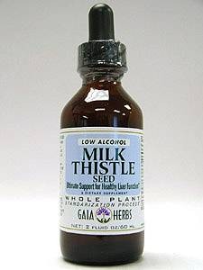 Gaia Herbs - Milk Thistle Seed (Low Alcohol Extract) - 2 fl. oz (60