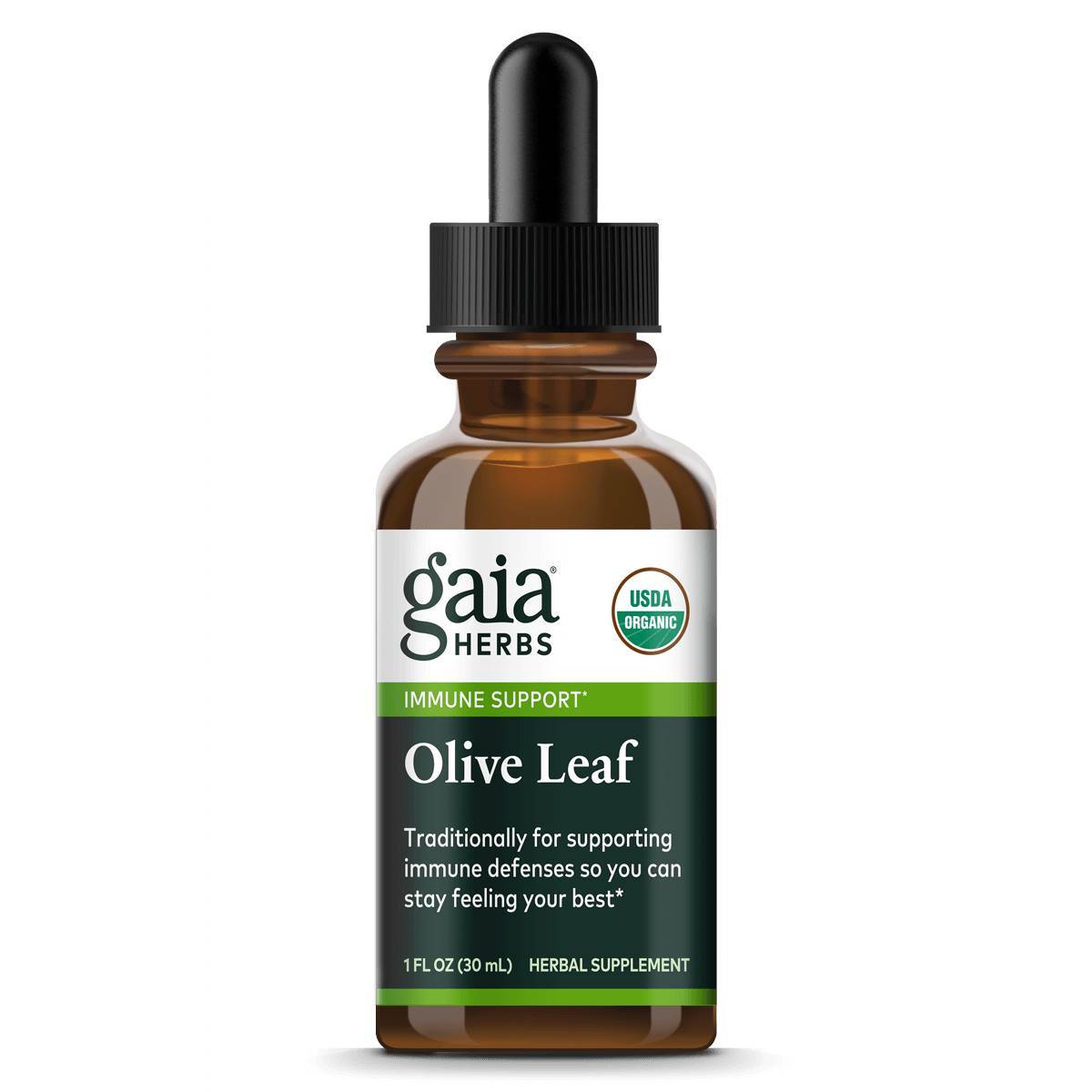 Gaia Herbs - Olive Leaf (Certified Organic) - 1 fl. oz (30 ml)