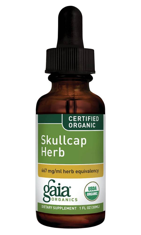 Gaia Herbs - Skullcap Herb (Organic) - 4 fl. oz (118 ml)
