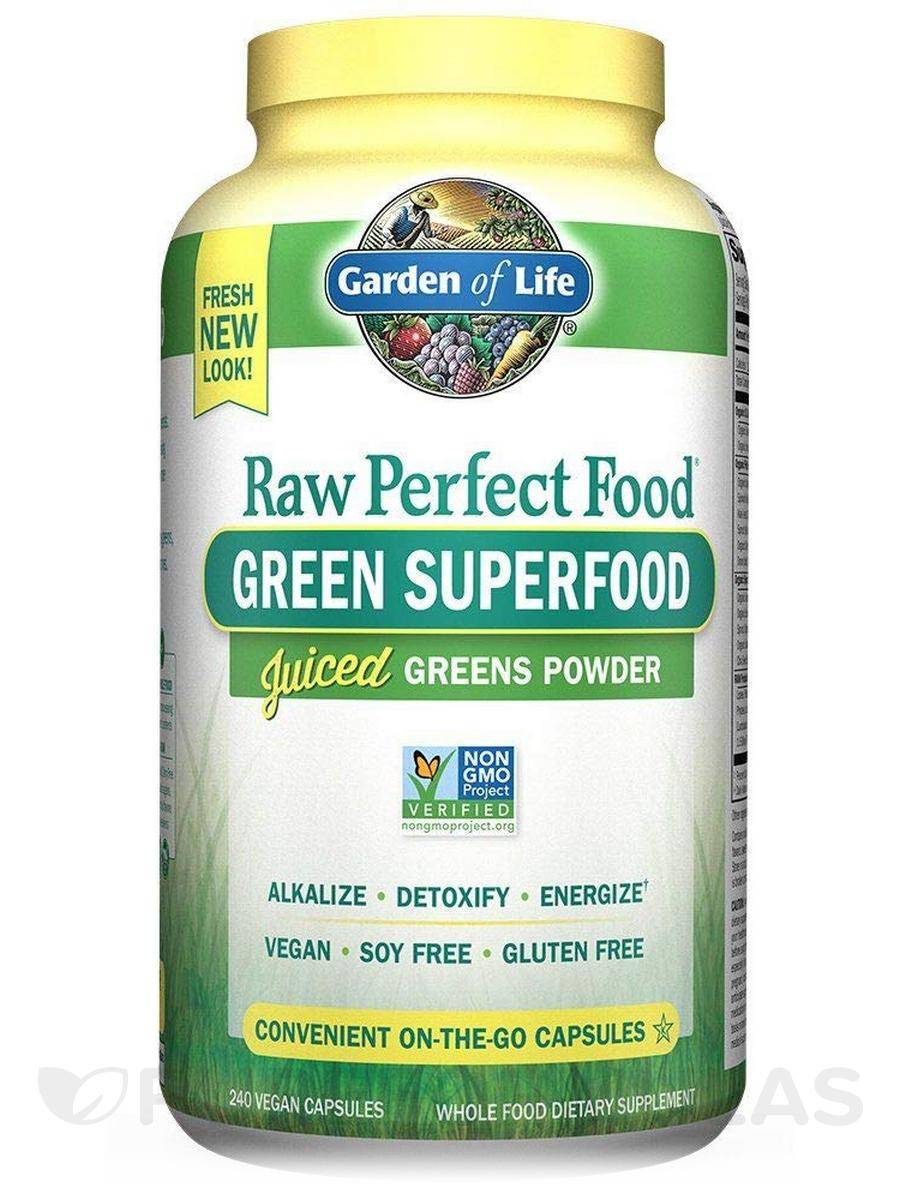Garden of Life - Raw Perfect Food - Green Superfood Juiced Greens -